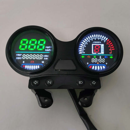 new Digital LED LCD Odometer Motorcycle Speedometer Tachometer for Yamaha JYM125