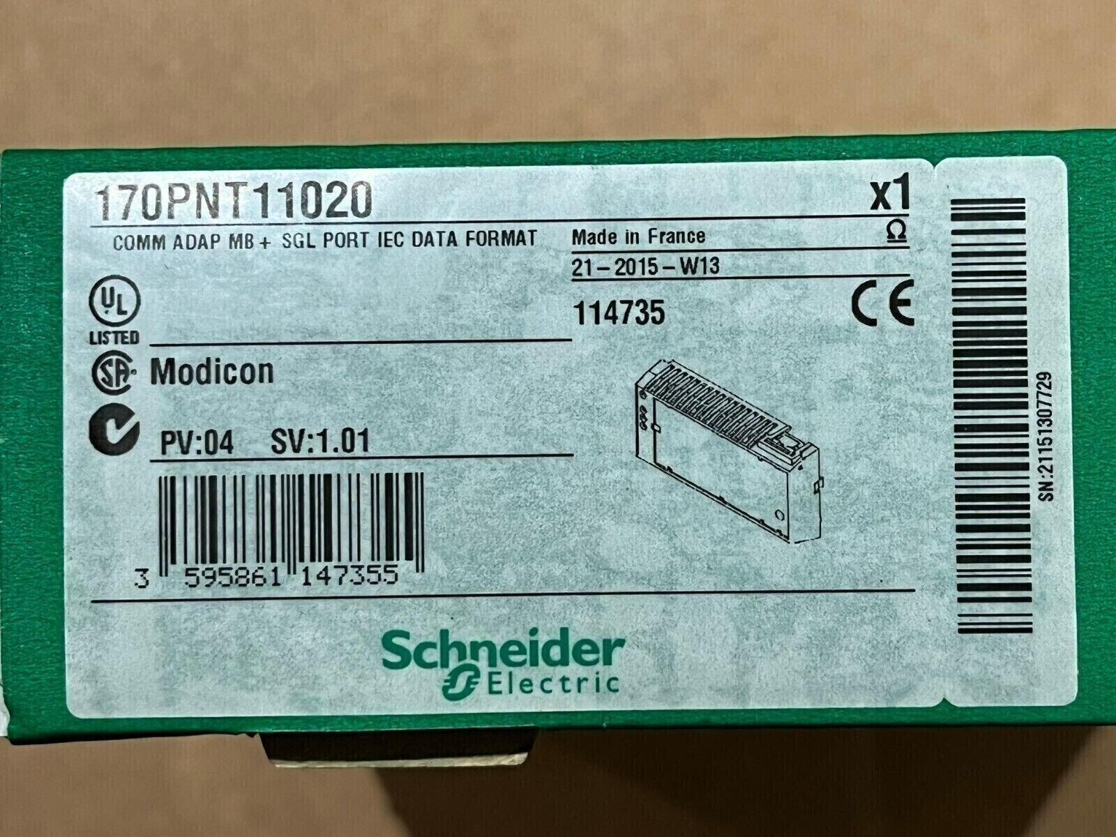 Schneider 170PNT11020 Communication Adapter for Reliable Data Transfer in 170V/240V - SCHNEIDER