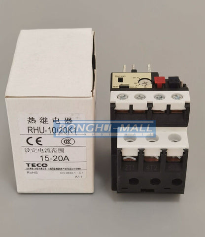 TECO THERMAL OVERLOAD PROTECTOR Relay RHU-10/20K1 15-20A - TECO