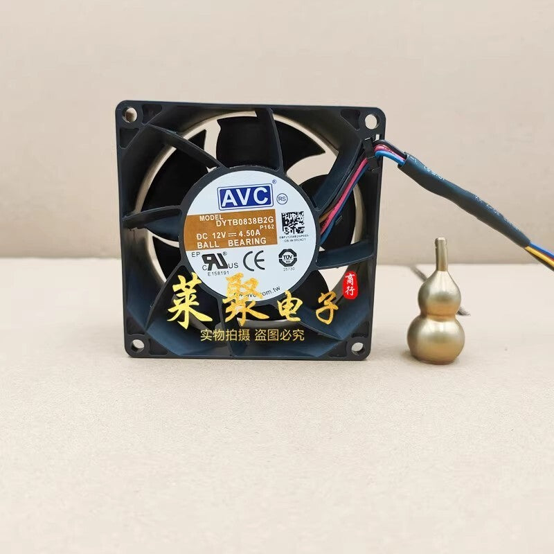 AVC DYTB0838B2G 8038 DC12V 4.5A 8CM 4-Wire High Speed Violent Cooling Fan
