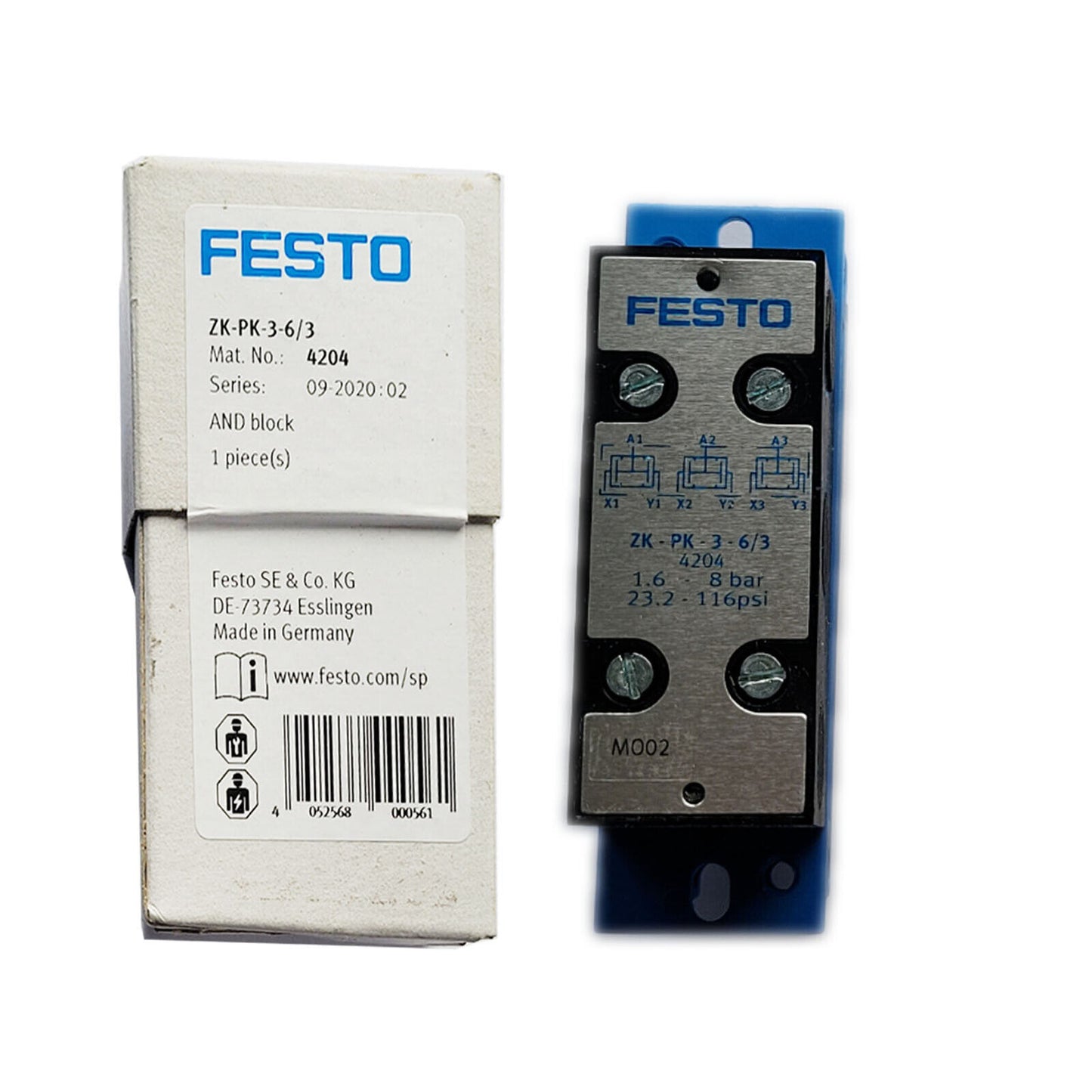 new 1 PCS IN BOX FESTO Mechanical valve 4204 ZK-PK-3-6/3 - FESTO