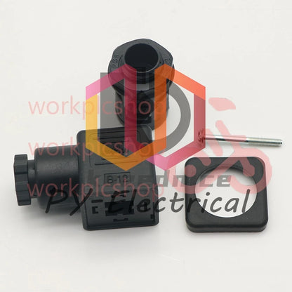 MPM B-12 DIN43650A junction box solenoid valve bellows plug C18309N22 21D