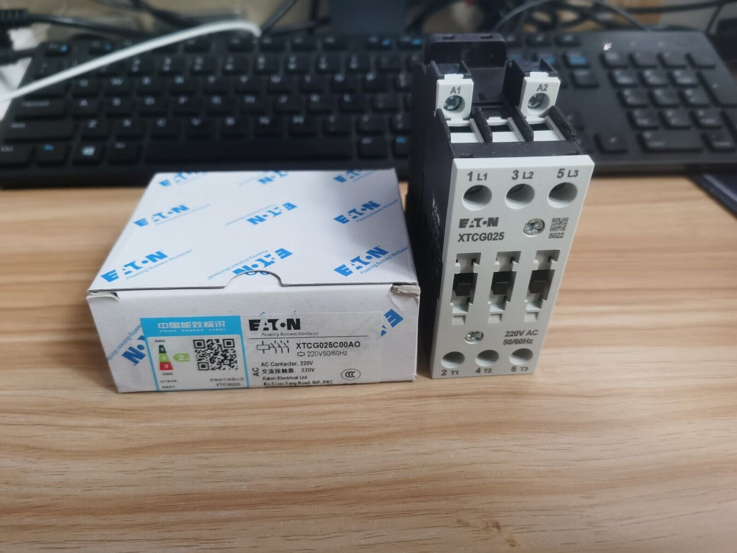 1PC Eaton Moeller XTCG025C00AO Contactor 220VAC In Stock - EATON MOELLER