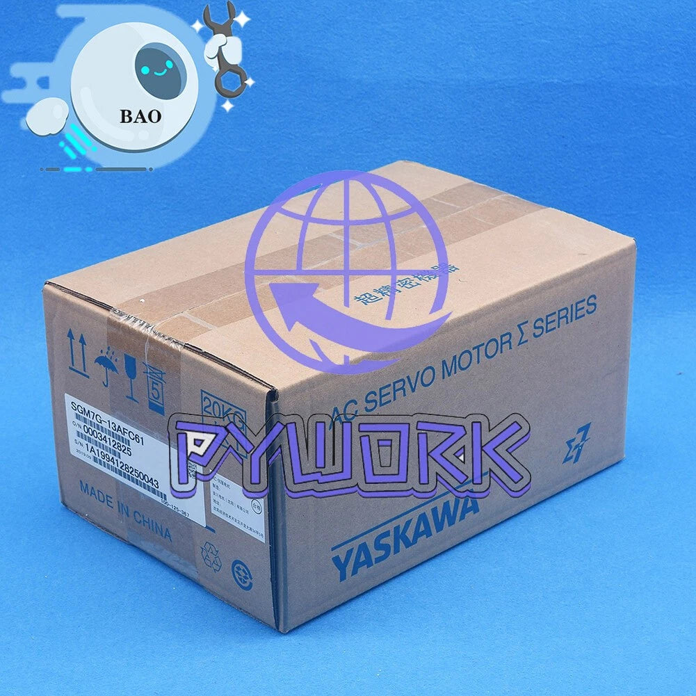 1PCS Yaskawa Servo Motor SGM7G-13AFC61