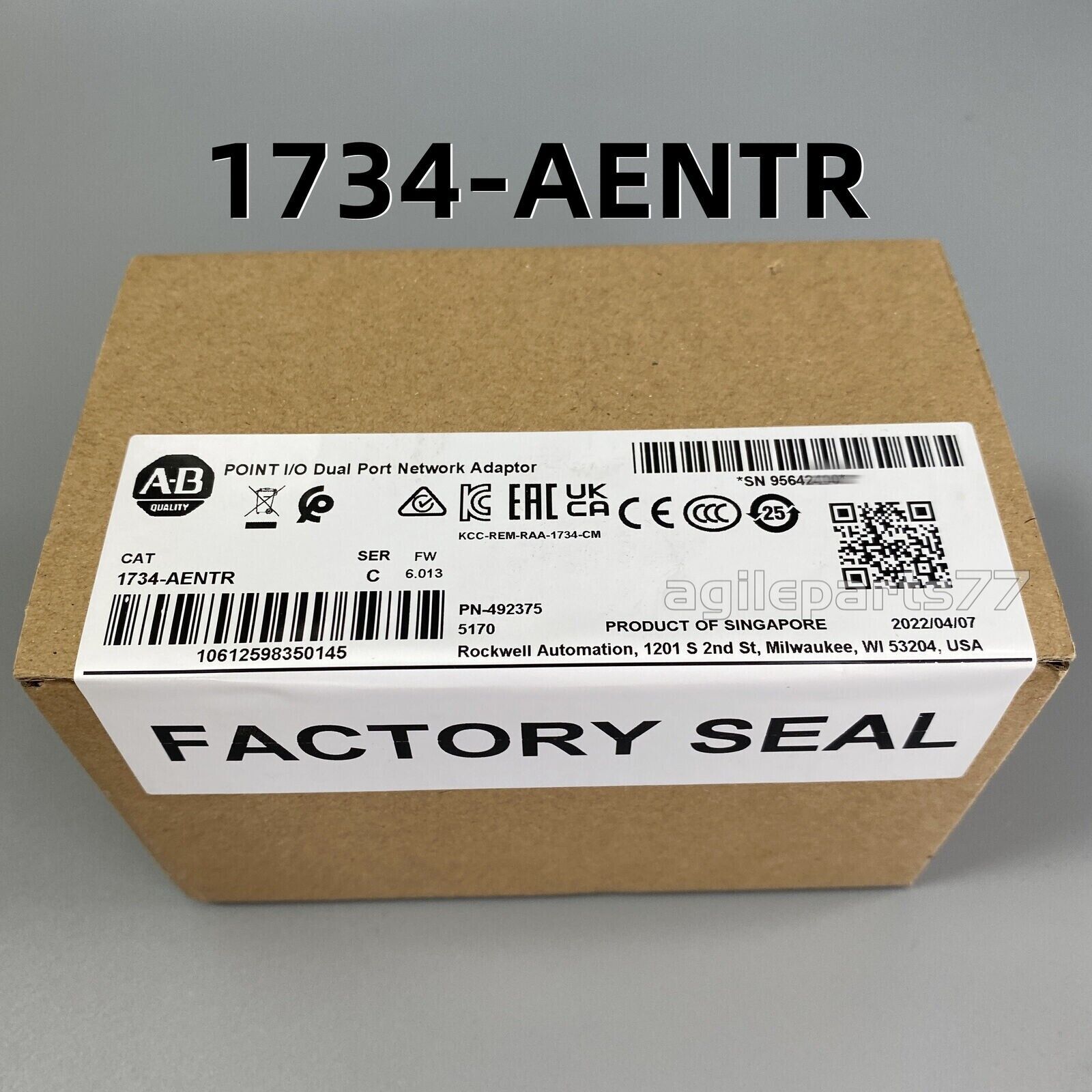Allen-Bradley 1734-AENTR Dual Port Adaptor Module Factory SEALED - ALLEN-BRADLEY