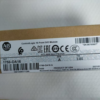 NEW Allen-Bradley AB 1756-OA16 SER A ControlLogix 16 Point Module - ALLEN-BRADLEY