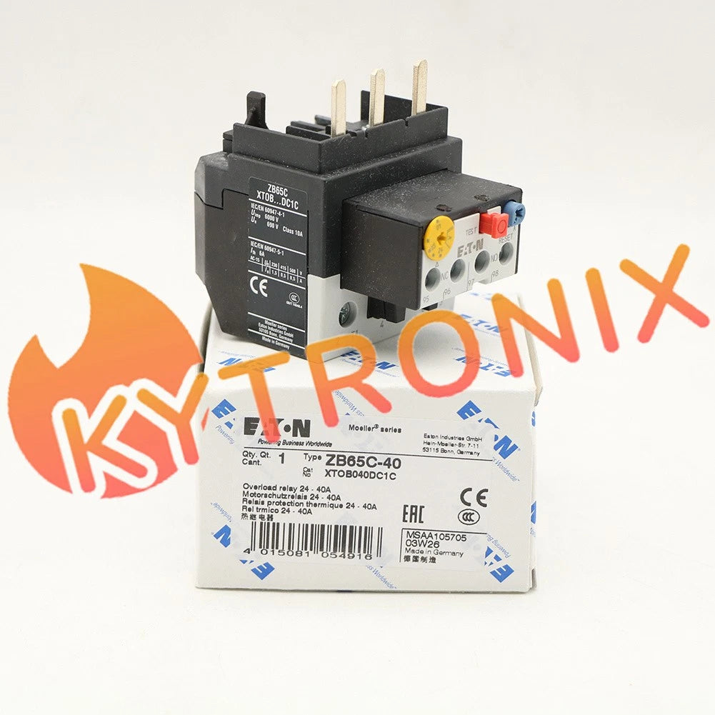 1PCS Thermal Relay EATON MOLELLER ZB65C-40 24-40A