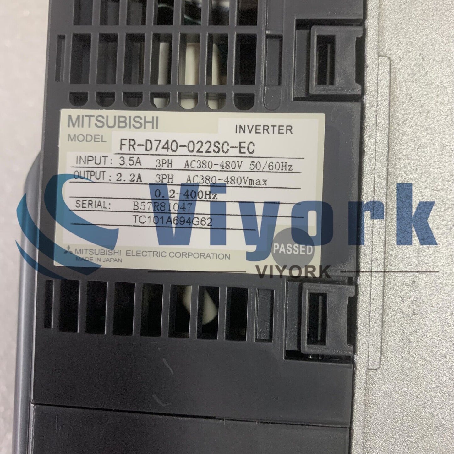 new Mitsubishi FR-D740-022SC-EC FREQUENCY INVERTER DRIVE 0.75KW 1HP 2.2AMP - MITSUBISHI HEAVY INDUSTRIES