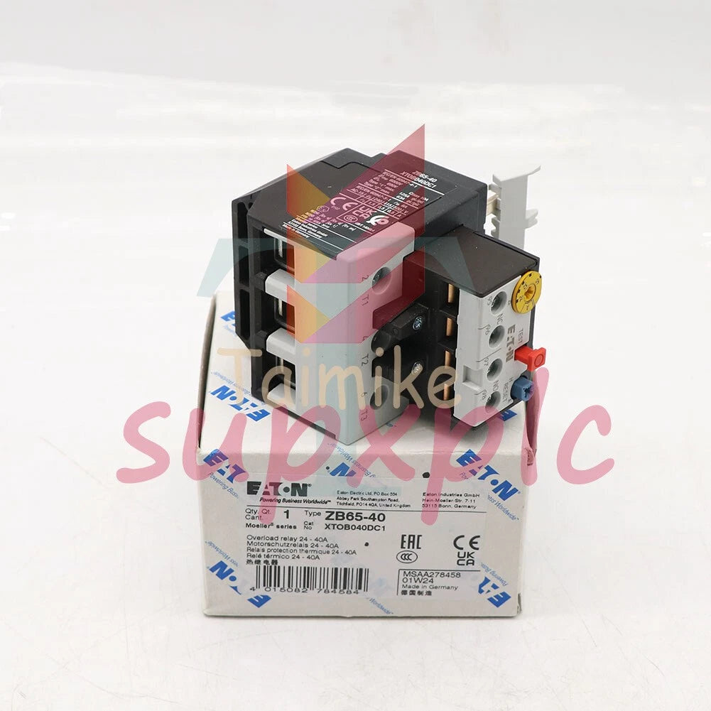 1PCS EATON ZB65-40 24-40A relay ZB6540