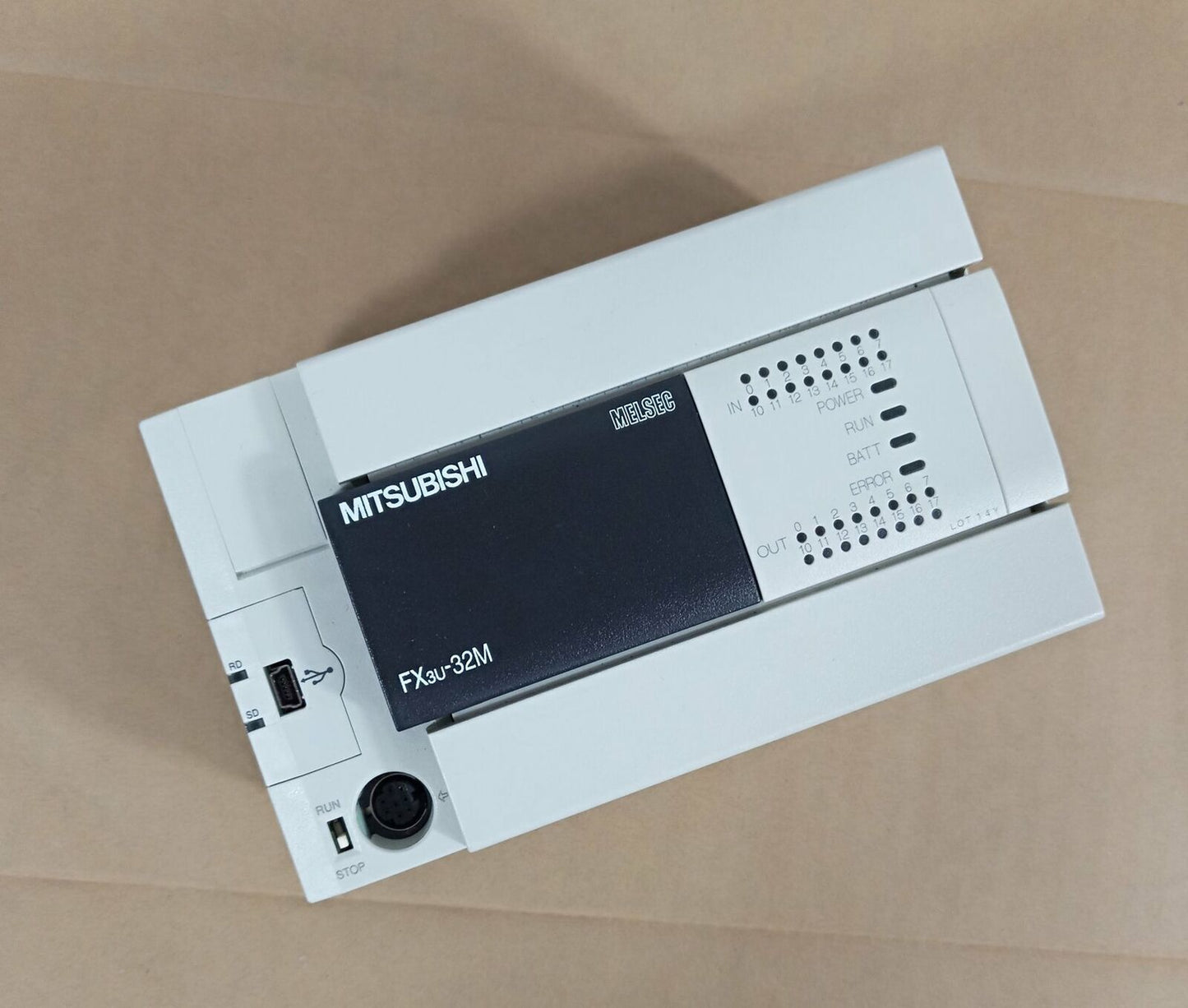 Mitsubishi FX3U-32MT/ES-A: Tested Good Condition PLC Module - MITSUBISHI