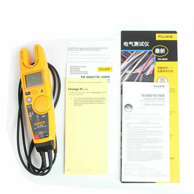 new FLUKE   T5-600 Clamp Continuity Current Electrical Tester Clamp meter