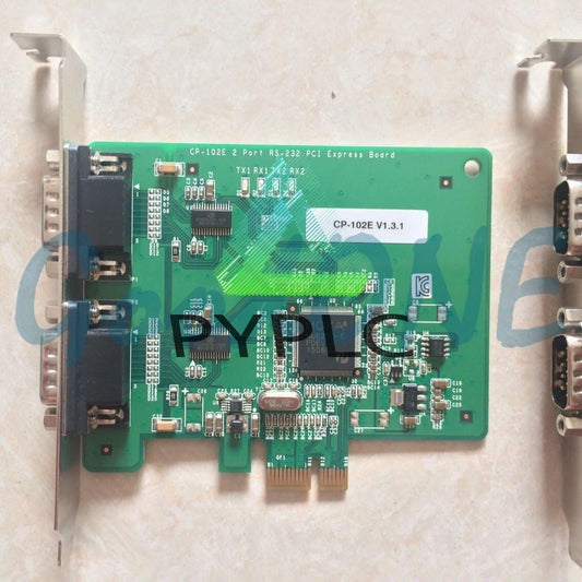 1PC MOXA CP-102E RS-232 PCI-E 2-Serial port Multi-serial card