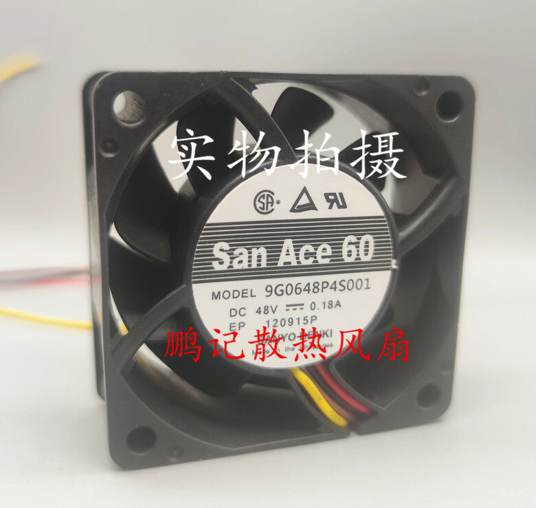 Sanyo 9G0648P4S001 48V 0.18A 6025 6CM inverter cabinet cooling fan