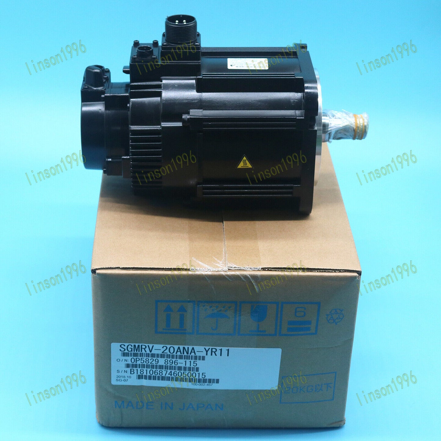 1-PC Yaskawa SGMRV-20ANA-YR11 AC Servo Motor with 1-Year Warranty - YASKAWA
