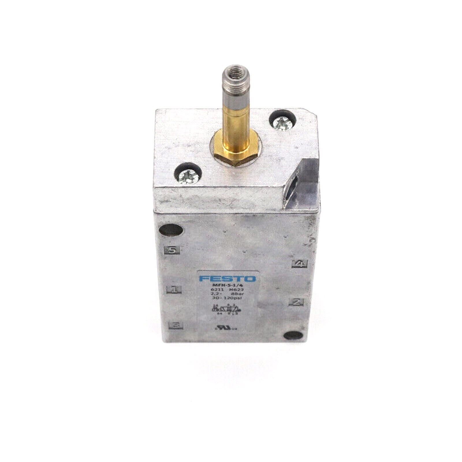 FESTO MFH-5-1/4 Solenoid Valve MFH51/4 6211 70 Character English - FESTO