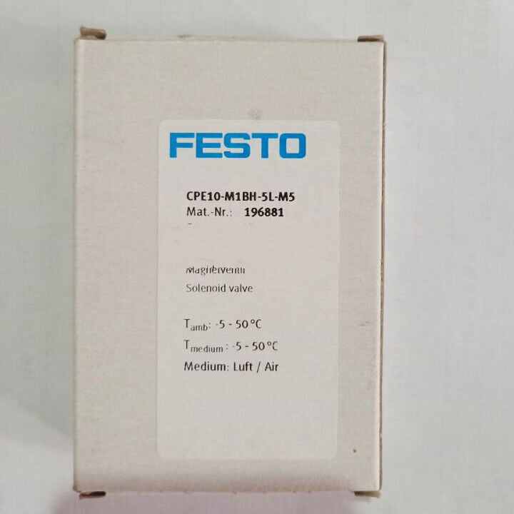 Festo Solenoid Valve CPE10-M1BH-5L-M5 196881 - FESTO