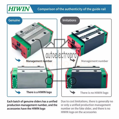 HIWIN Linear Guide Rail HGR15 HGH15CA HGW15CC Linear Block Slider CNC Router
