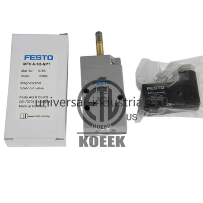 FESTO MFH-5-1/8-NPT Solenoid Valve #ko