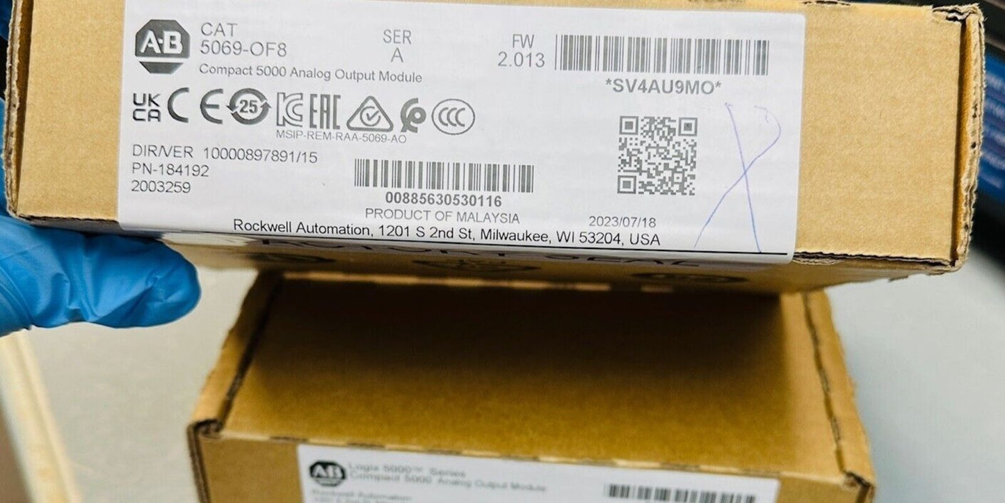 Allen-Bradley 5069-OF8 Compact 5000 Analog Output Module with Integrated Features for Precision Control - ALLEN-BRADLEY