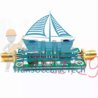 1PCS FOR Quartz Crystal Filter Bandpass Narrowband 10.7MHz ±3.75KHz 10.7M~