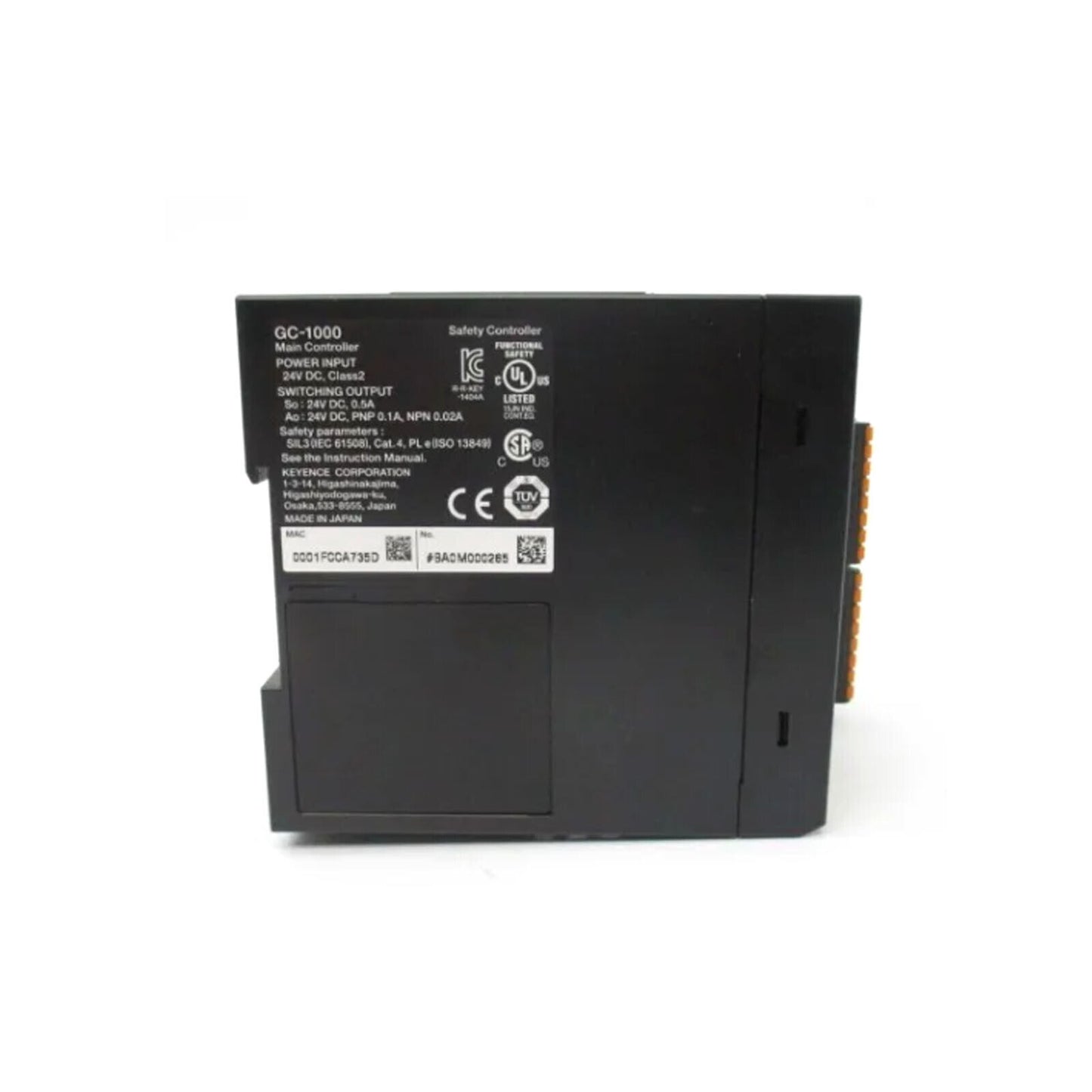 new Keyence GC-1000 Industrial Safety Controller Ethernet LCD - KEYENCE