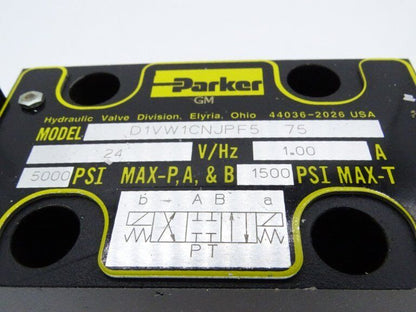 Parker D1VW1CNJPF5 Valve Optimized Title - PARKER