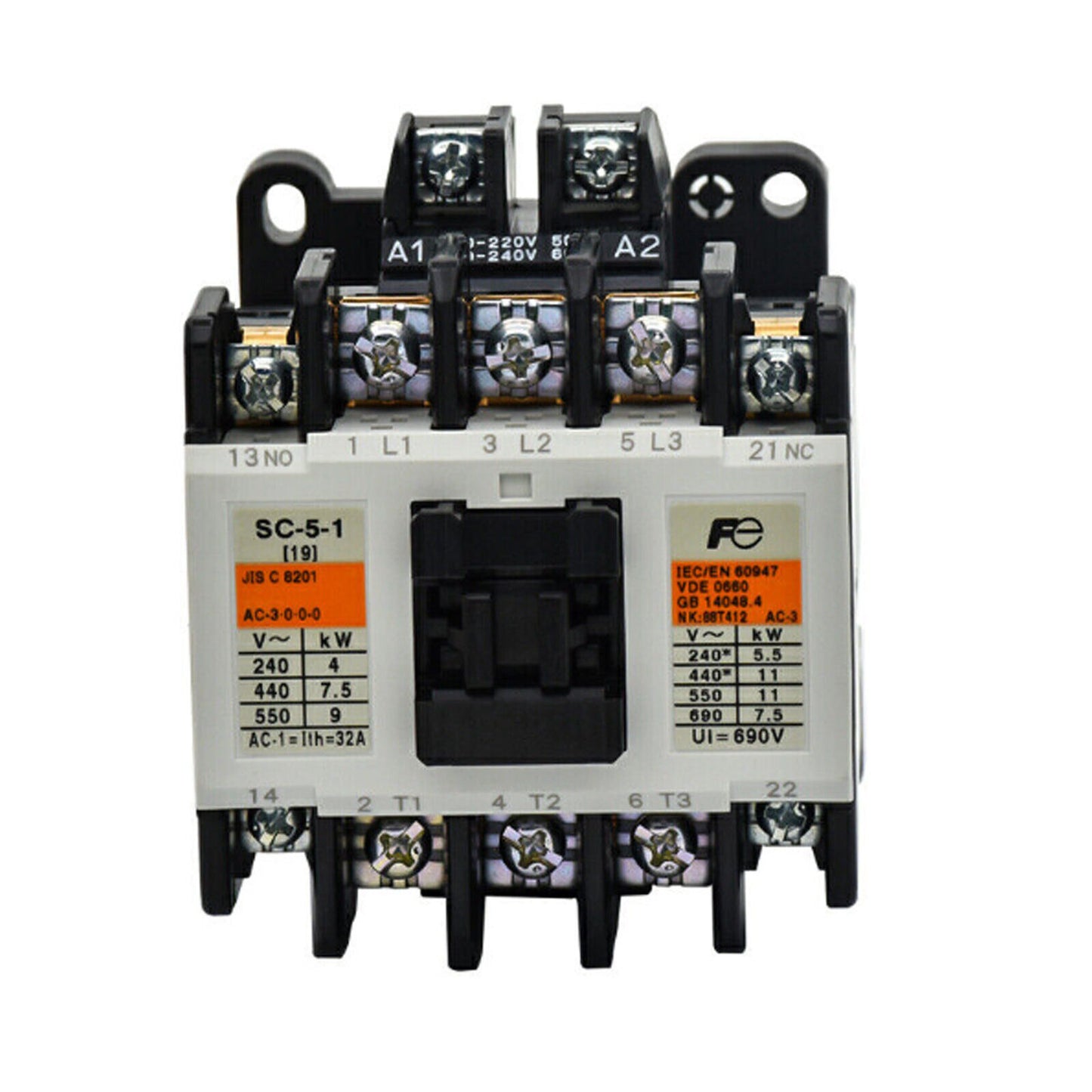 1PC FUJI SC-5-1 AC220V Contactor - FUJI ELECTRIC CO., LTD.