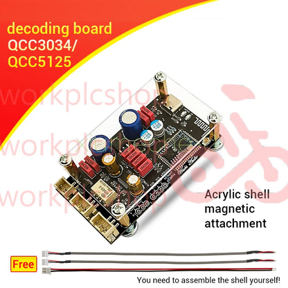 QCC5125 QCC3034 Bluetooth 5.1 lossless decoder board APTX LDAC audiophile grade