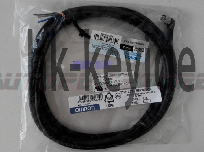 Omron XS3F-M8PVC4A2M Connect Cable One Free Shipping XS3FM8PVC4A2M