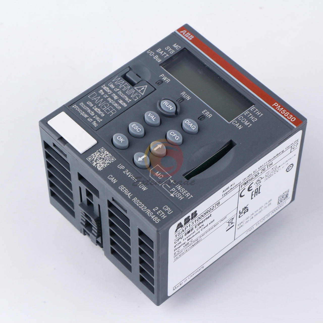 ABB PM5630-2ETH: 1-Port PLC Module for Industrial Automation | High Performance | Buy Online - ABB
