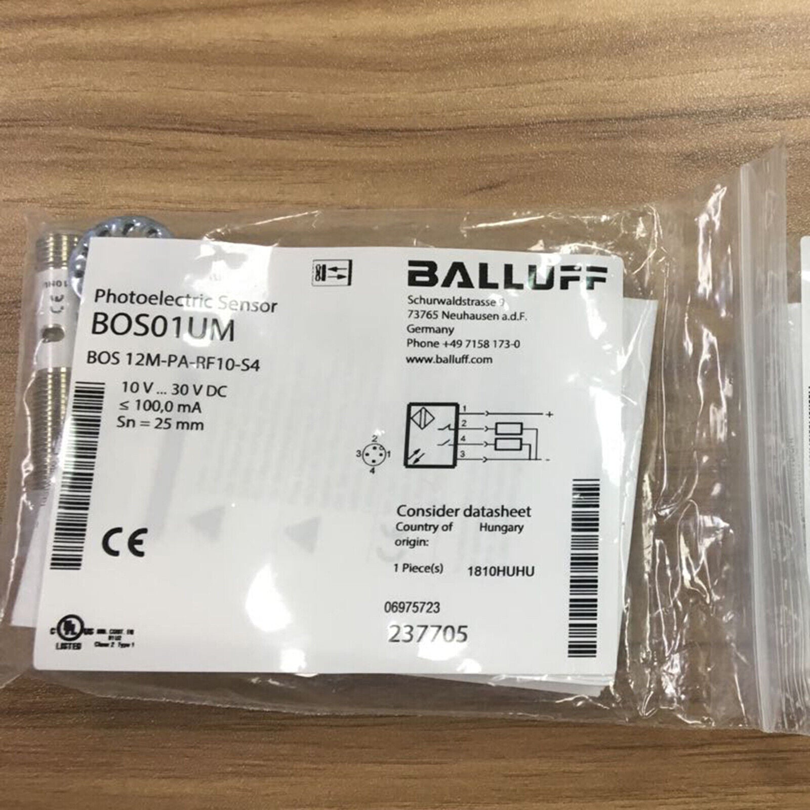 new ONE  Balluff proximity switch BOS 12M-PA-RF10-S4 Balluff