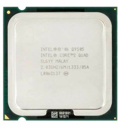 used Intel Core 2 Quad Q9505 2.83 GHz Quad-Core SLGYY (BX80580Q9505) CPU Processor - INTEL