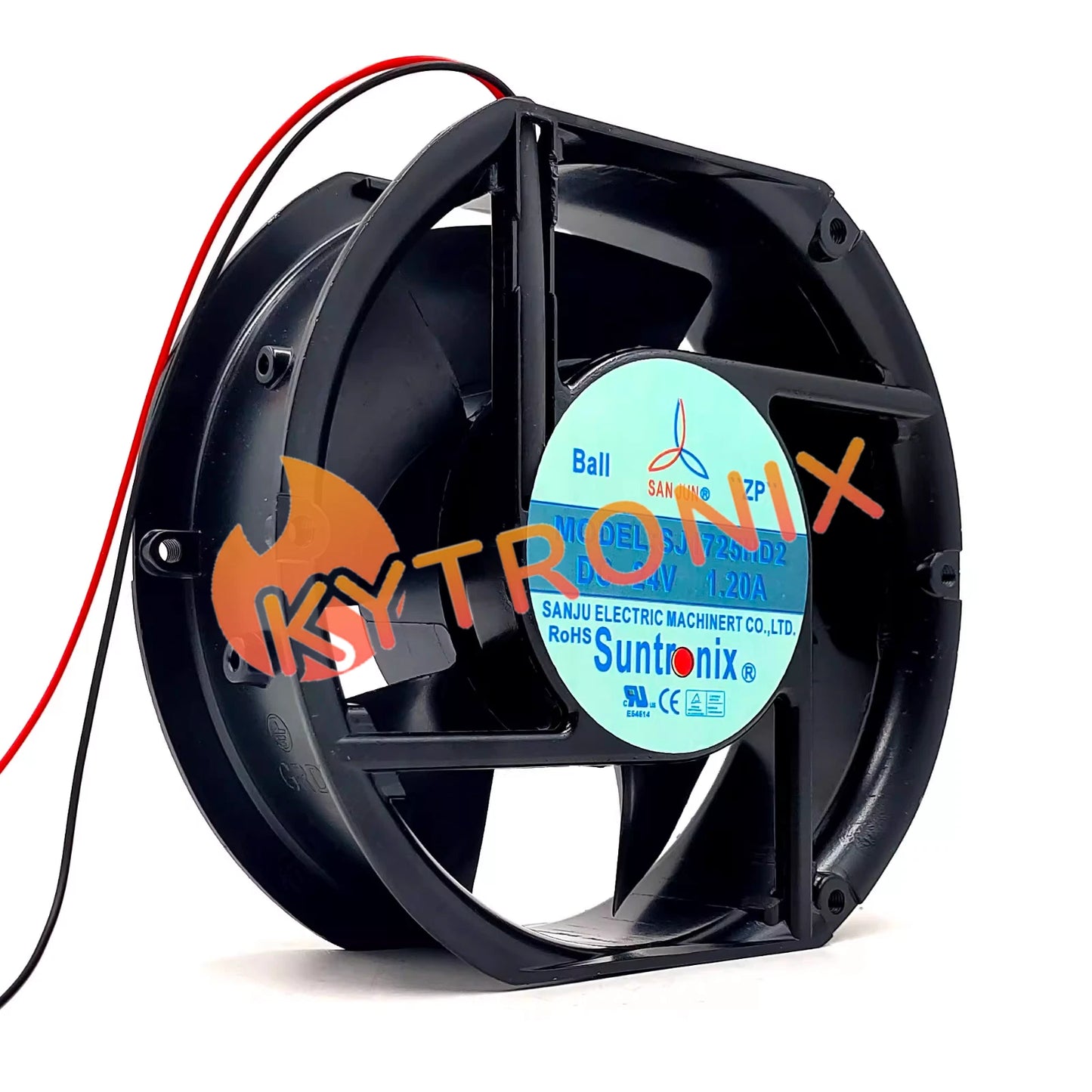 1 PCS SAN JUN Fan SJ1725HD2 DC24V 1.20A 17251 17CM 2 Wire High air volume fan