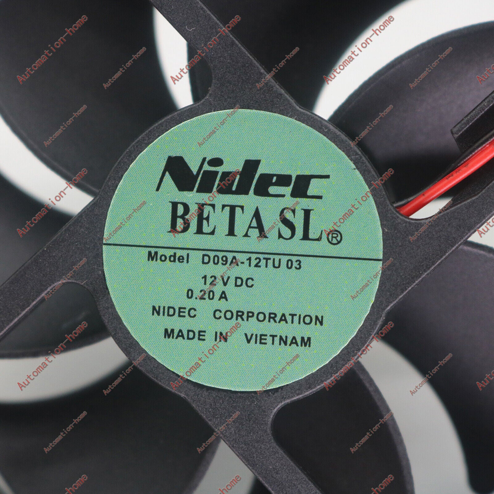 Nidec D09A-12TU 12V 0.2A Cooling Chassis Inverter Industrial - NIDEC