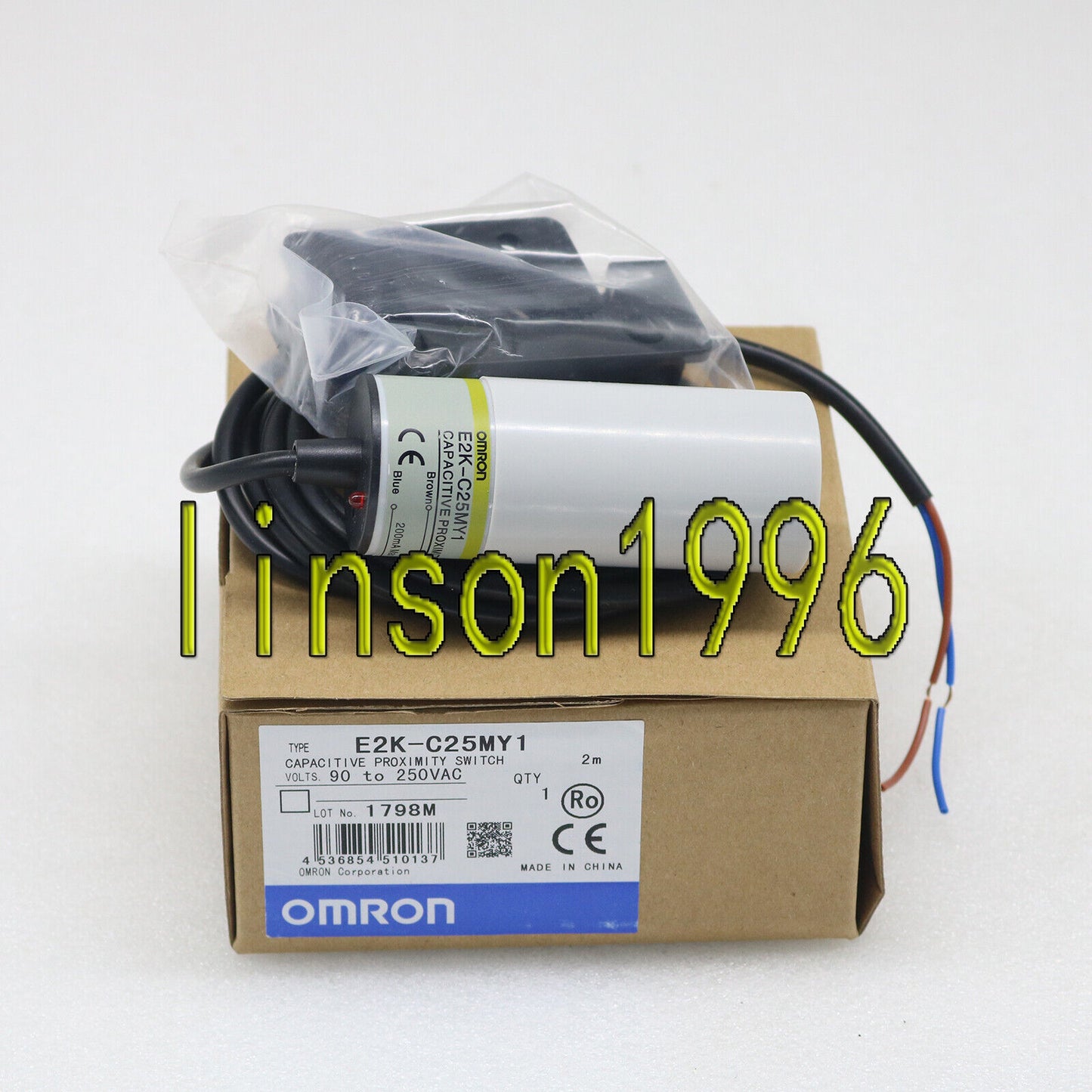Omron Capacitive Proximity Switch Sensor E2K-C25MY1 - OMRON