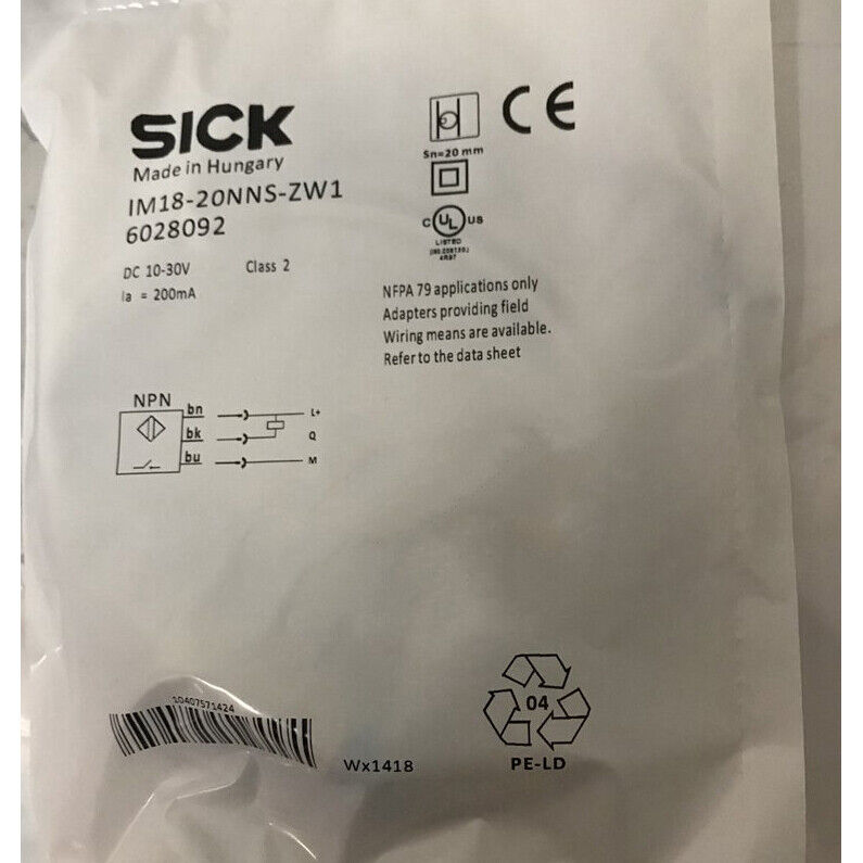 SICK IM18-20NNS-ZW1 Switch - SICK
