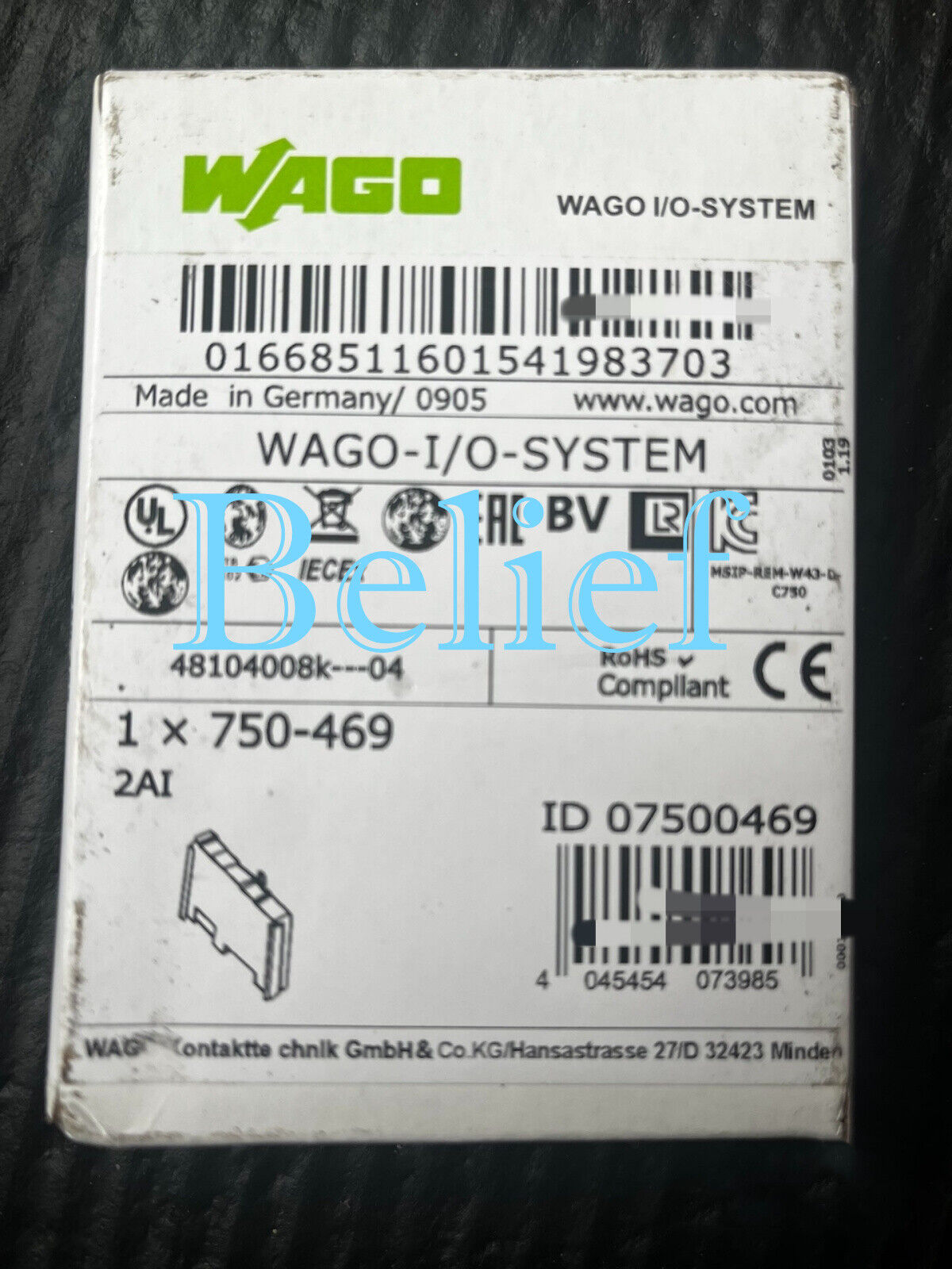 New WAGO 750-469 Module 1pc Fast Delivery - WAGO