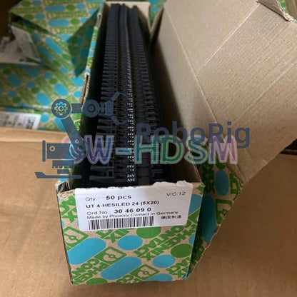 50PCS For Phoenix Contact 3046090 UT 4-HESILED 24 (5X20) fuse terminal