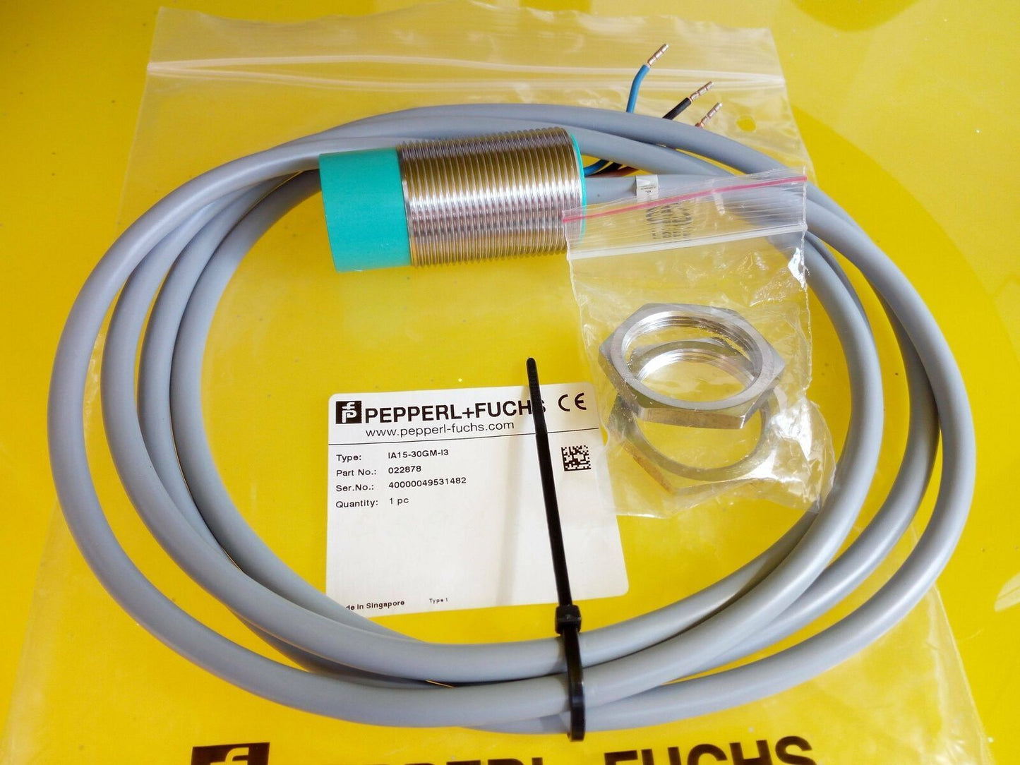 1PCS Pepperl+Fuchs IA15-30GM-I3 Proximity Switch - PEPPERL+FUCHS