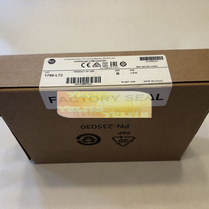 new 1756-L72 ControlLogix 4MB Controller Factory Sealed 1756-L72 Fast Ship - CONTROLLOGIX