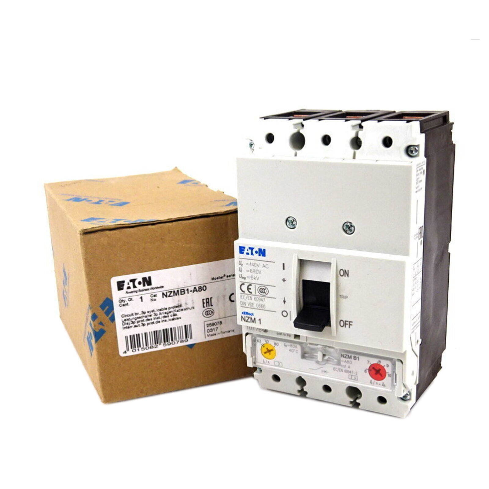 Eaton NZMB1-A80 Circuit Breaker - EATON