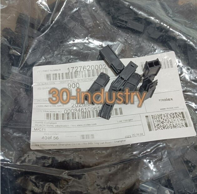 900pcs Molex 1727620002 Connector Pack - Reliable and Durable - MOLEX