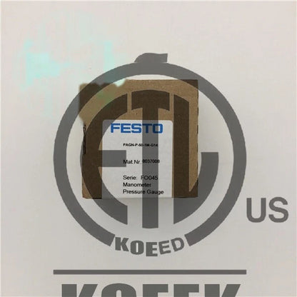 1PC FESTO PAGN-P-50-1M-G14 8037008 Replace FMA-50-10-1/4-EN Pressure gauge