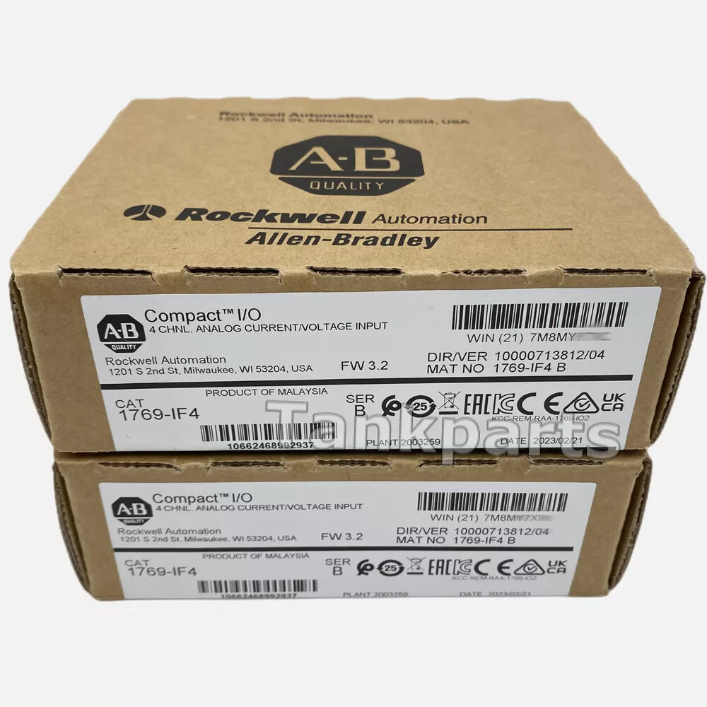 Allen-Bradley SER B CompactLogix 4-Ch Input Module - 1769-IF4 New Factory Sealed - ALLEN-BRADLEY