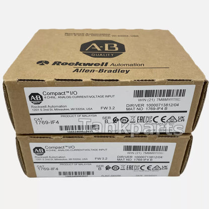 Allen-Bradley SER B CompactLogix 4-Ch Input Module - 1769-IF4 New Factory Sealed - ALLEN-BRADLEY