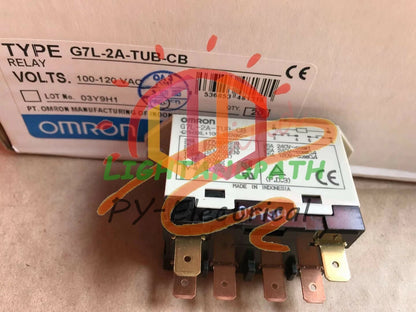 1PC OMRON G7L-2A-TUB-CB 100-120VAC Power Relay 6 Pins 25A #Li