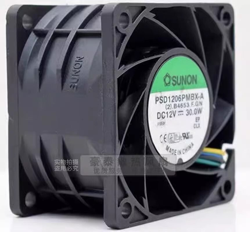 SUNON PSD1206PMBX-A 6038 DC12V 30W 6CM 4-Wire Server Cooling Fan