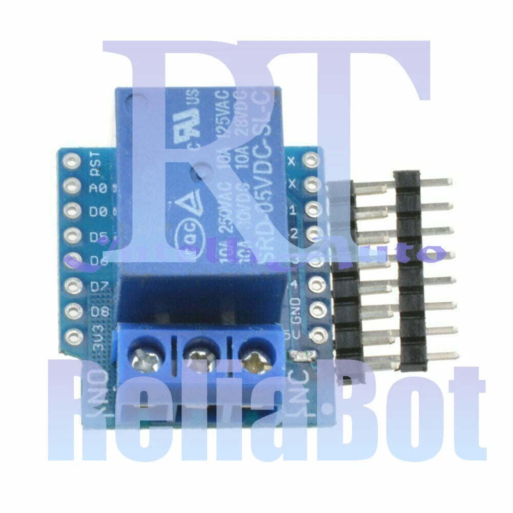 1PCS WeMos D1 Mini DC 5V 1CH Relay For Arduino ESP8266 Development Board