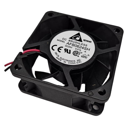 Delta AFB0624SH-A 6025 DC24V 0.21A 6000RPM 2-Wire Cooling DC Fan