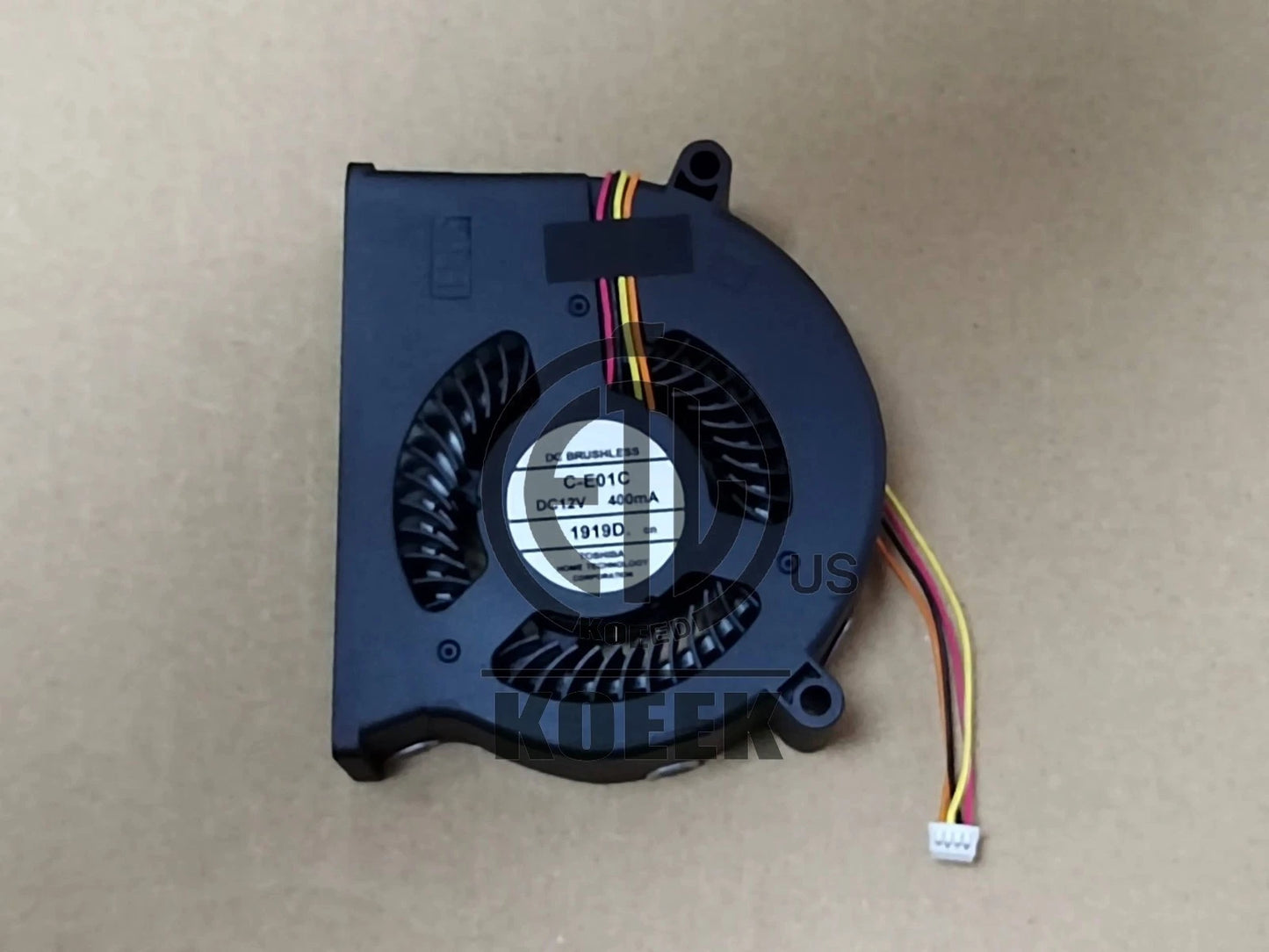 Toshiba C-E01C DC 12V 400MA Server Blower Fan 80x73x25mm 4-Wire